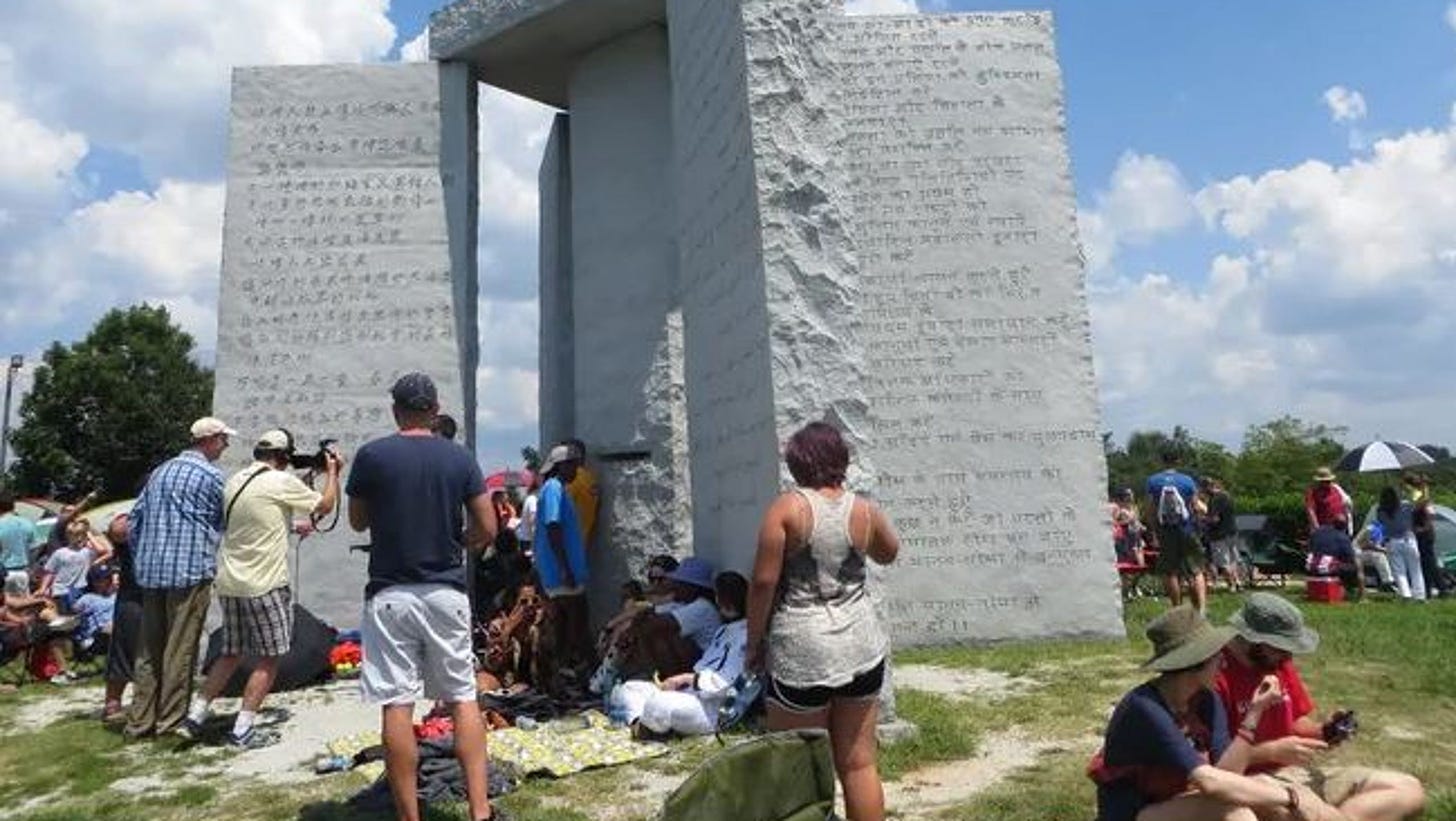 The Georgia Guidestones was a roadside attraction and tourist draw for Elbert County for many years.