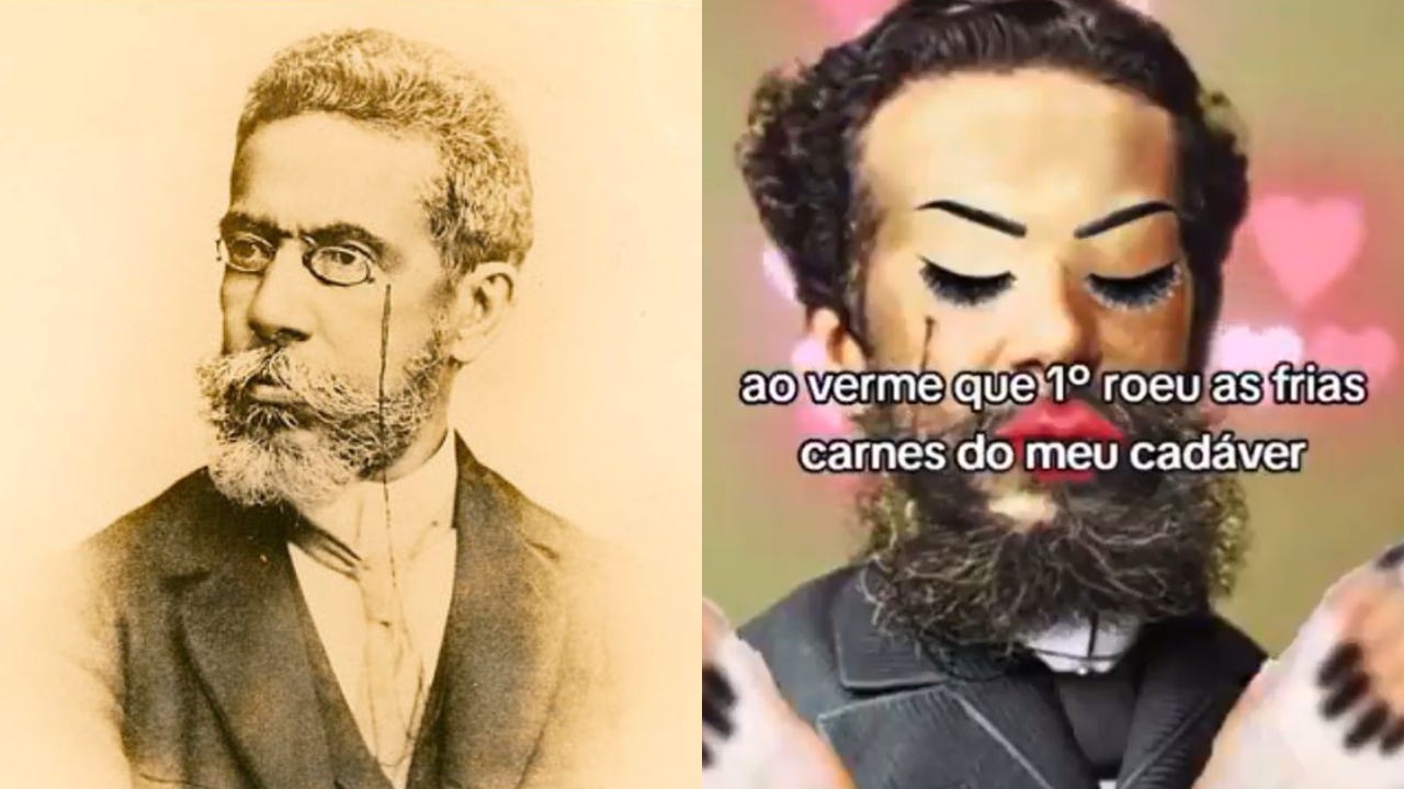 Dedicatória de Machado de Assis em 'carioquês' viraliza: 'Eu no meu dia  menos carioca'