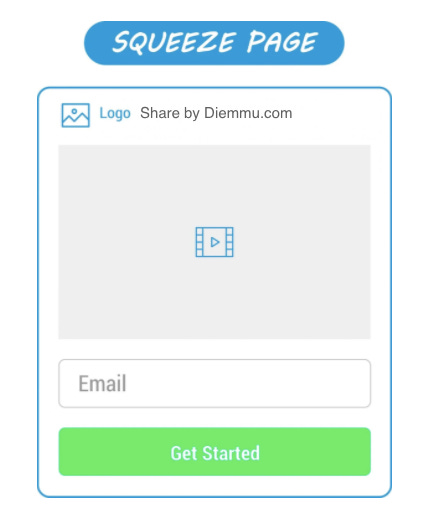 Squeeze Page đơn giản
