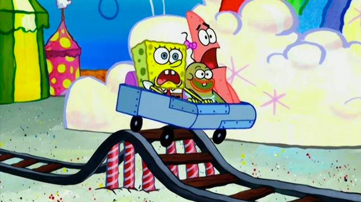SpongeBob Roller Coaster | Know Your Meme