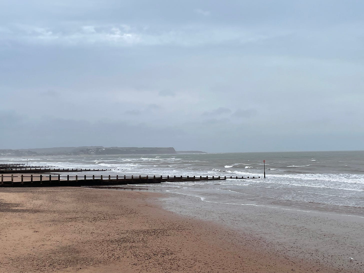 groynes along a seafront