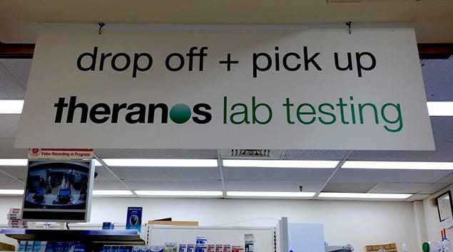 Walgreens to close all Theranos centers, gives embroiled blood-testing firm  the boot | Healthcare Finance News