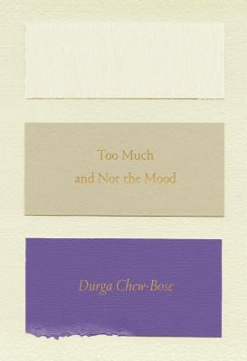 book cover that reads “Too Much and Not the Mood Durga Chew-Bose”