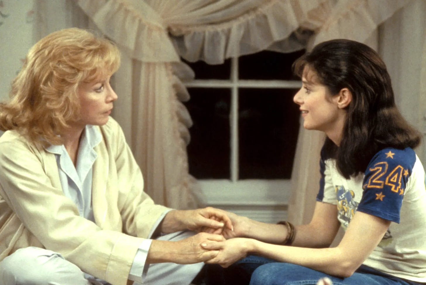 Shirley MacLaine and Debra Winger in “Terms of Endearment,” which was based on a Larry McMurtry novel.