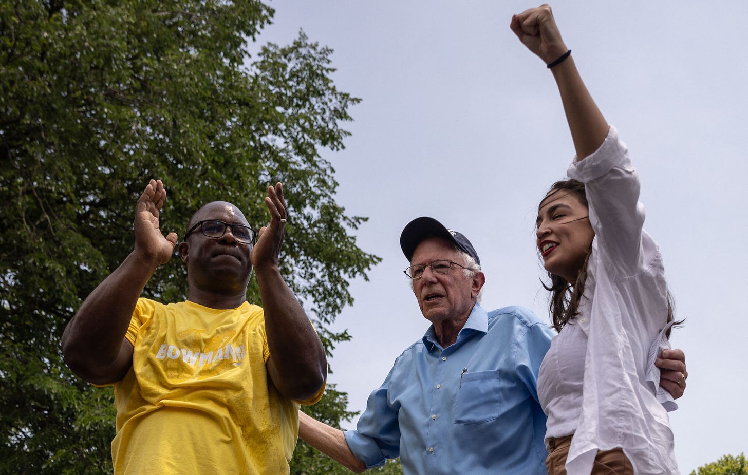Sanders, Ocasio-Cortez slam AIPAC funding of rival at Bowman rally in NYC |  The Times of Israel