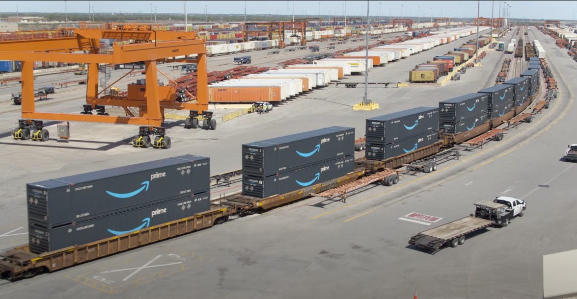 Amazon opens its intermodal network to other shippers - Trains