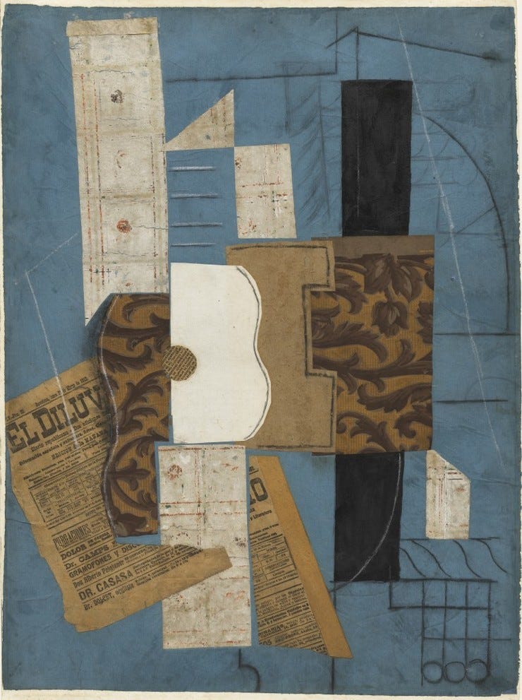 Pablo Picasso, Guitar (1913)