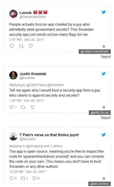 tweets about edward snowden surveillance app