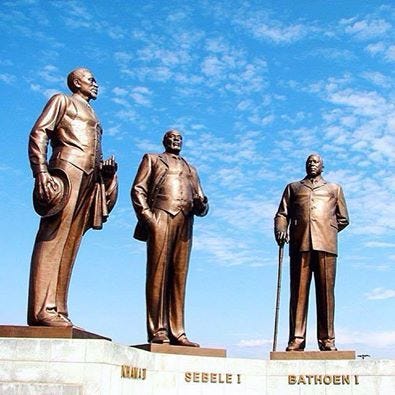 3 Dikgosi Monument: Pioneers of Change