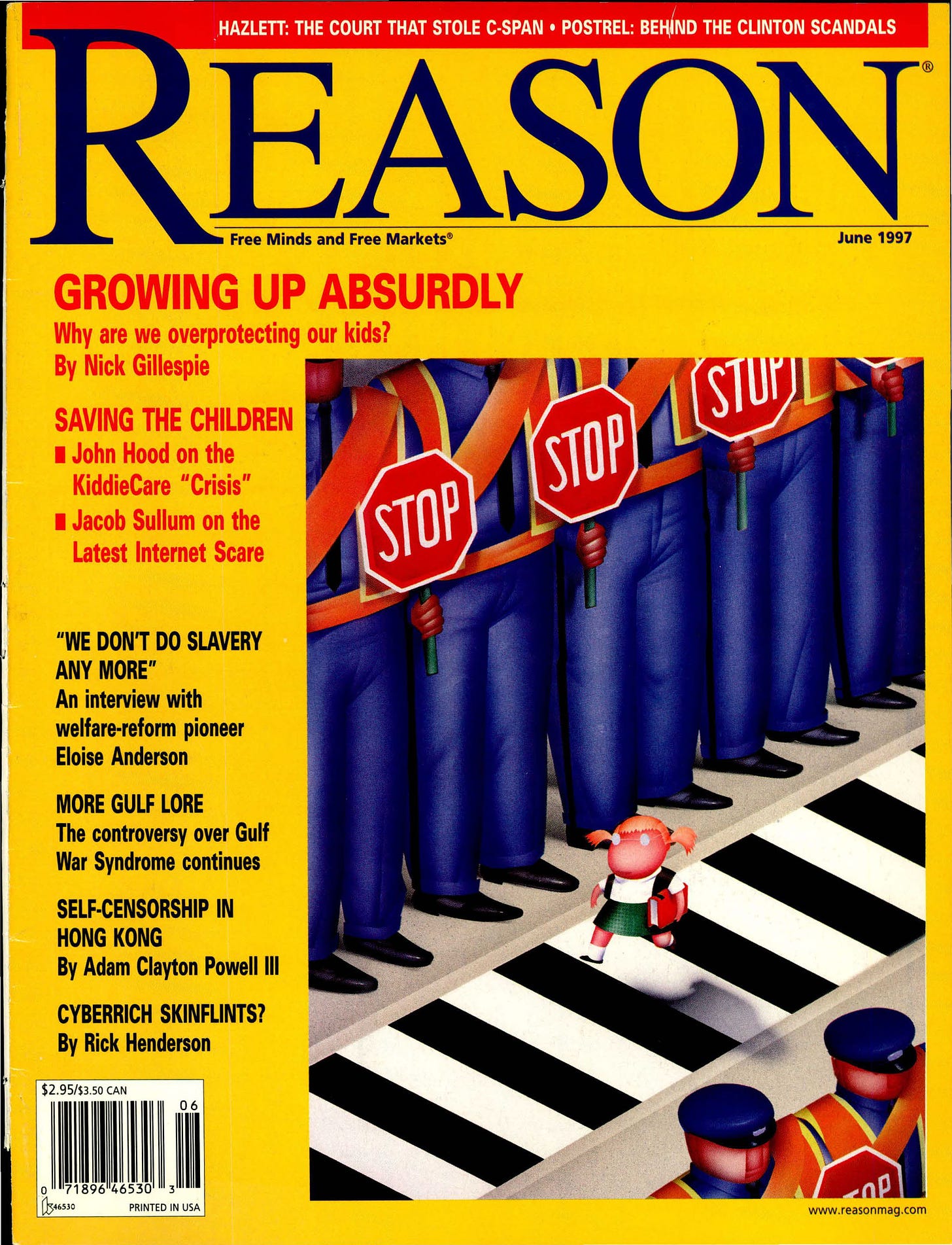 Reason magazine, June 1997 cover image