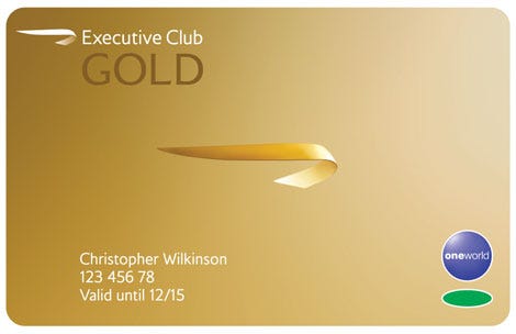 It's back - British Airways Gold Executive Club for around £2100 in one hit  (almost!) - Turning left for less