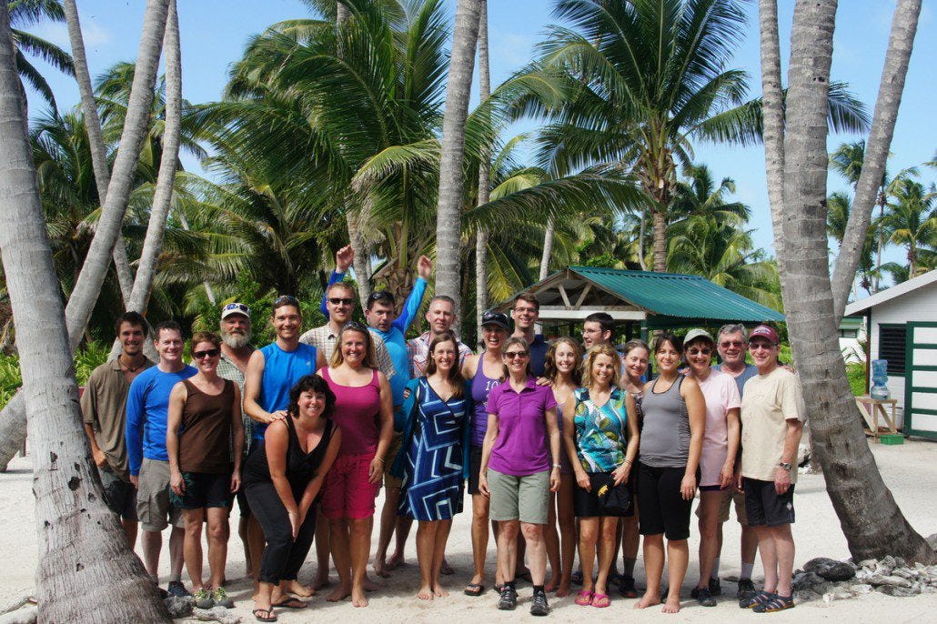 Our fellow travelers and a couple of guides.