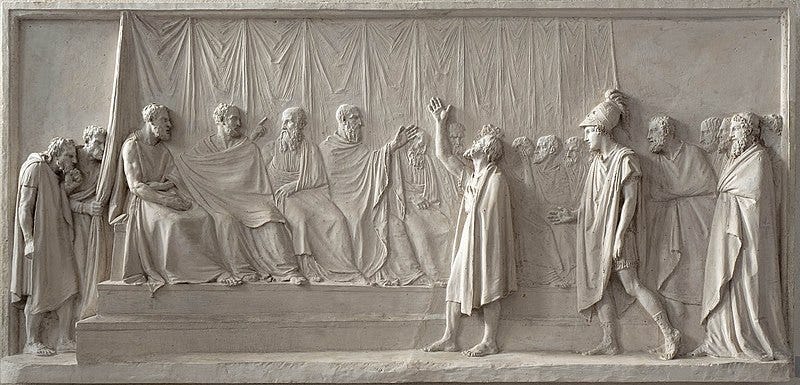 File:Canova - The apology of Socrates in front of the judges, 1790-1792.jpg