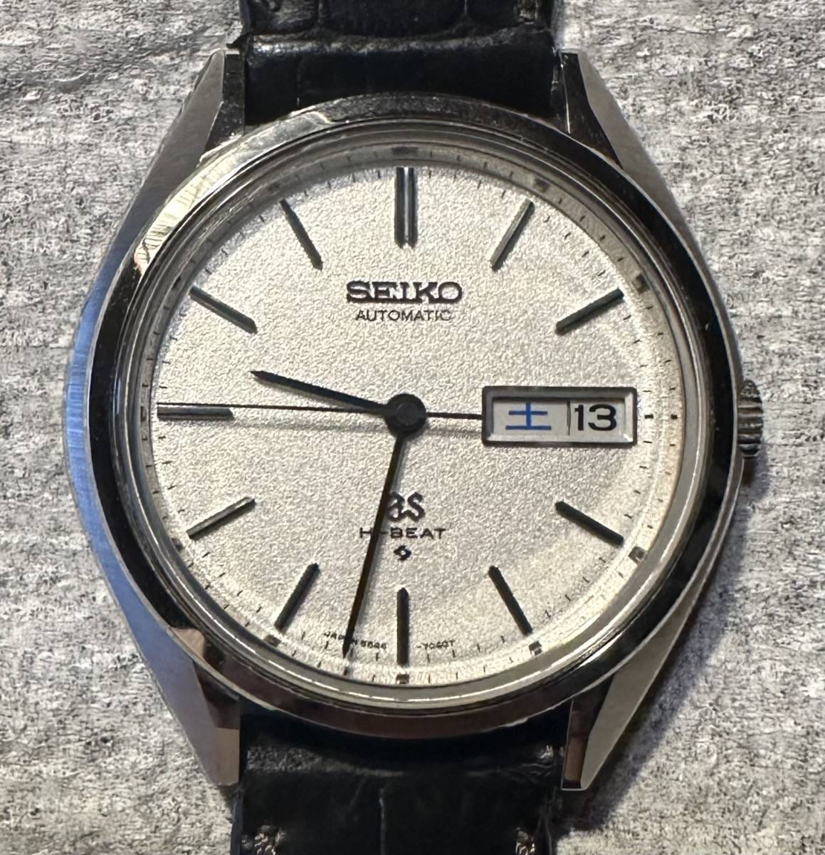 GS Grand Seiko GS High Beat HI-BEAT Automatic Winding 25 Jewels Men's Wrist Watch 5646-7030 Working Item Luxury Antique GRAND SEIKO