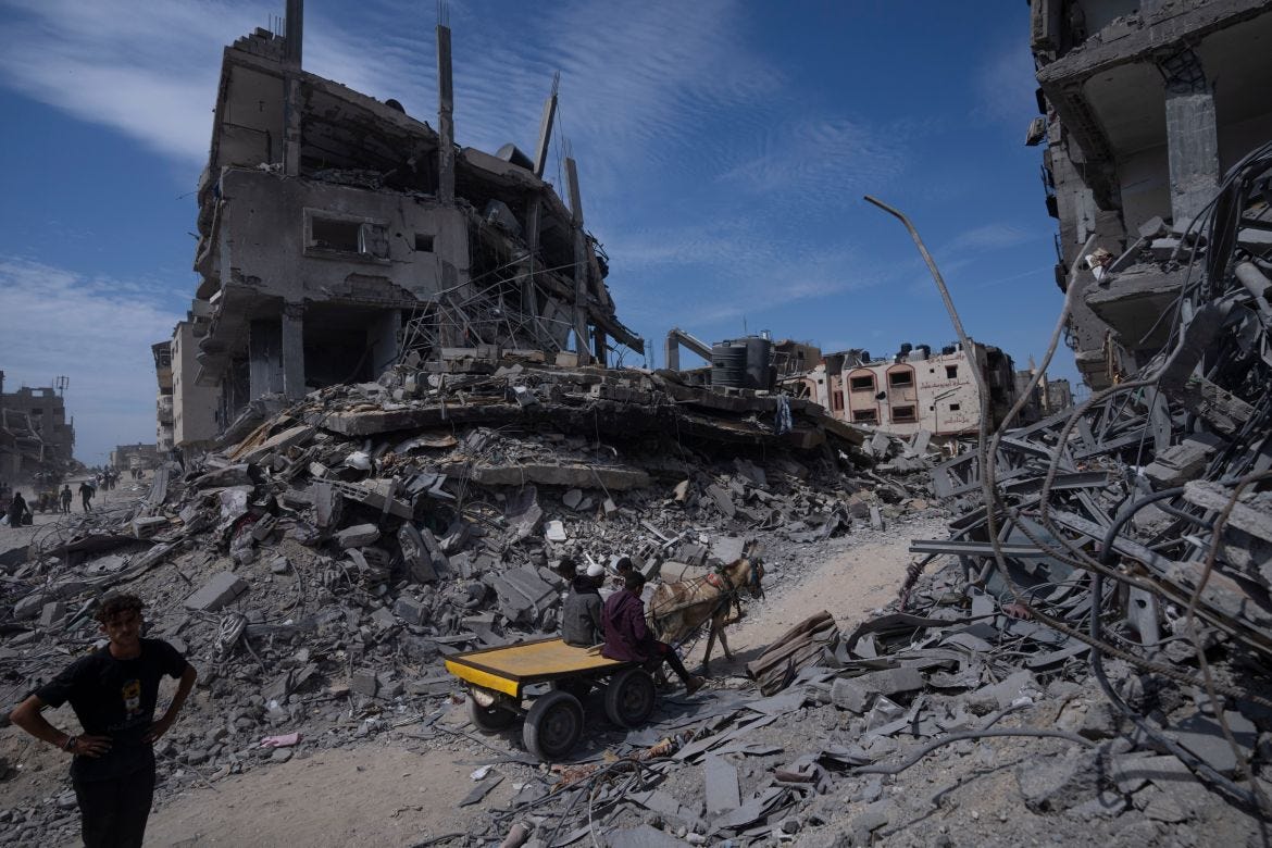 Israel’s war on Gaza: 12 months 12 pictures