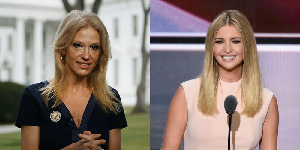 Kellyanne Conway brings QVC to White House for Ivanka Trump 2017 images