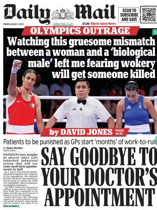 Watching this gruesome mismatch between a woman and a ‘biological male’ left me fearing wokery will get someone killed ‘Sorry, we’re not allowed to have an opinion...’