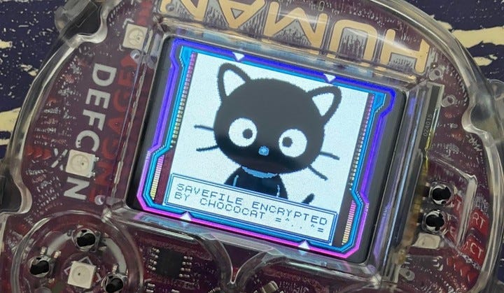 Chococat, un ransomware educacional hecho con ChatGPT. Foto: Mauro Eldritch (DC5411)