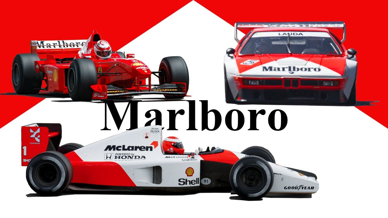Marlboro livery | F1 McLaren & Ferrari, M1, EVO 6, Delta & more Ferrari's -  YouTube