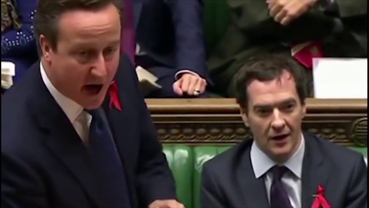 George Osborne off his nut. - YouTube