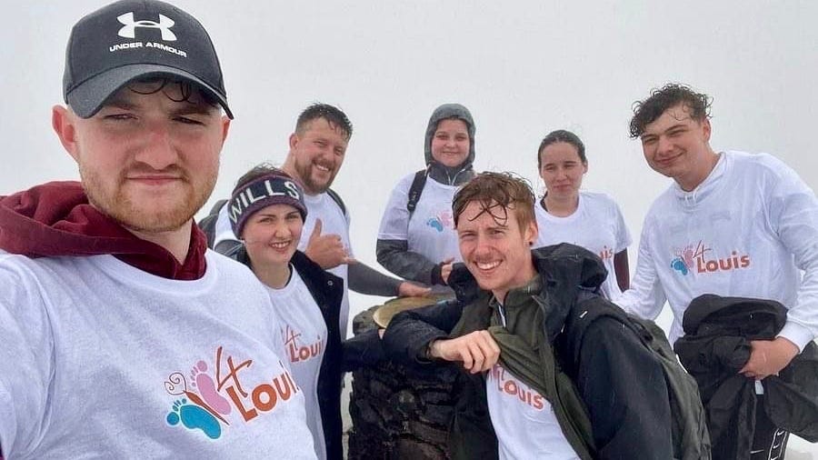 Sneyd Arms staff on a fundraising hike