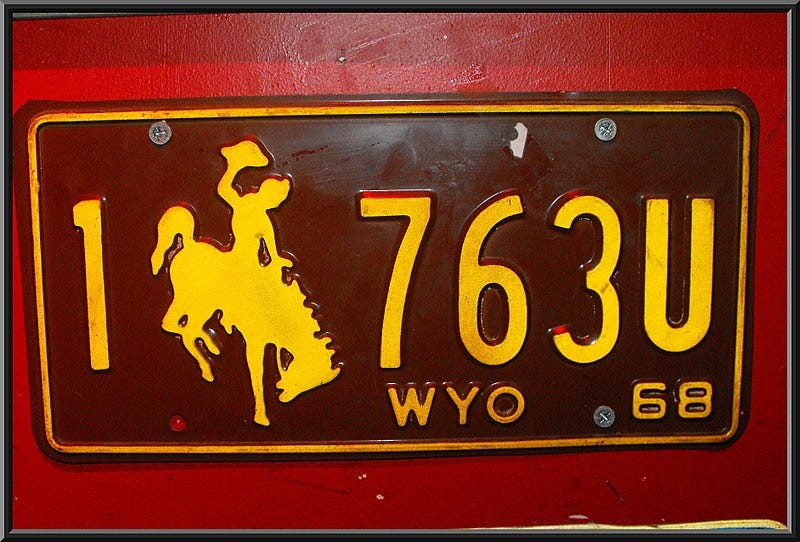 File:Wyoming 1968 license plate.jpg