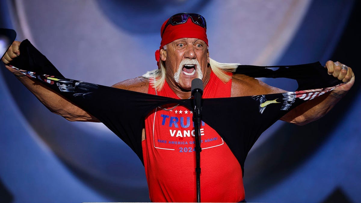 Hulk Hogan endorses Trump for president at RNC: 'Let Trump-a-mania make  America great again' | Fox News