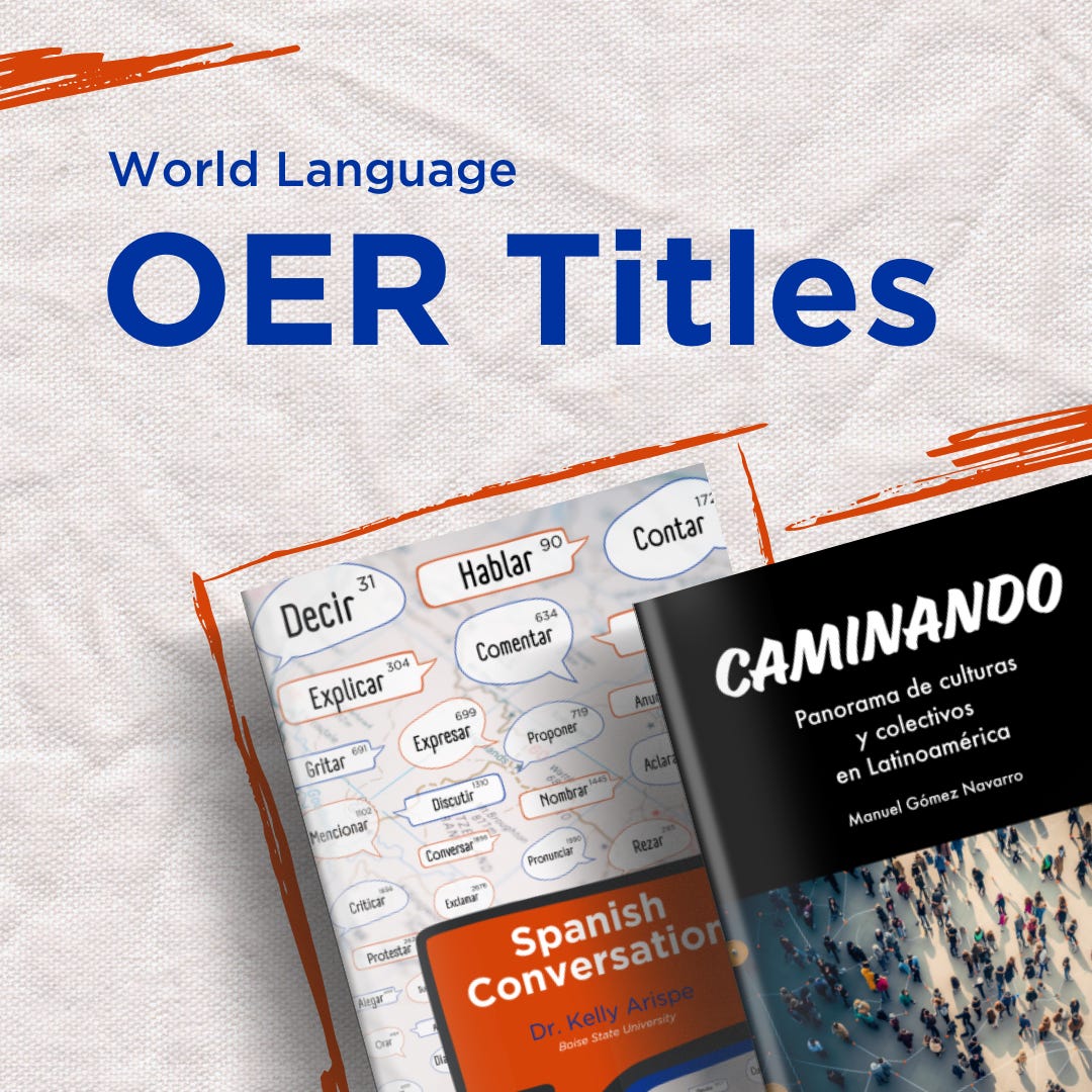 World Language OER Titles