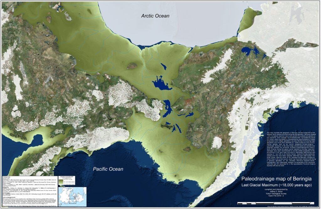 Mapa del Puente de Beringia (2019) Mapa del Puente de Beringia (2019)