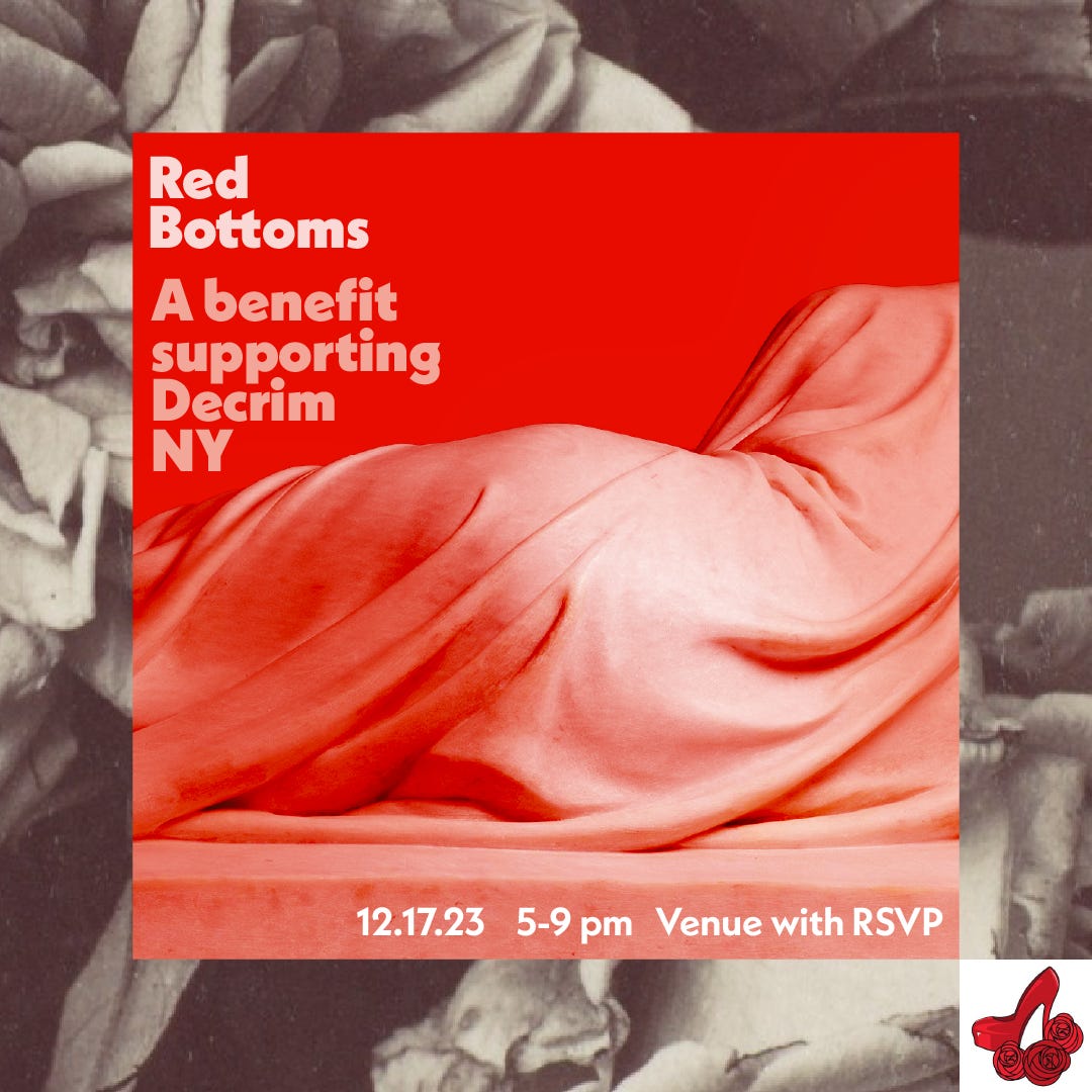 red bottoms invite flyer