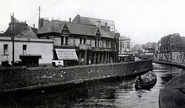old-cardiff-canal old canal in cardiff