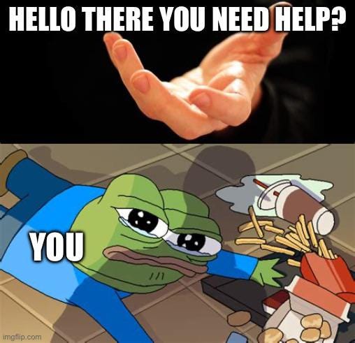 Need a helping hand? : r/CPTSDmemes