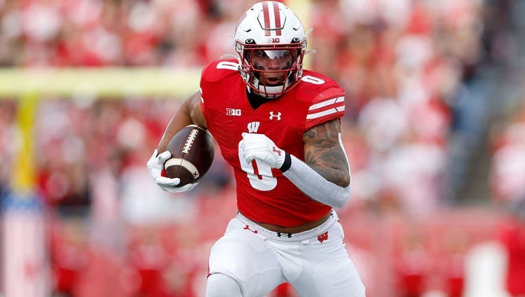 Wisconsin running back Braelon Allen entering NFL draft