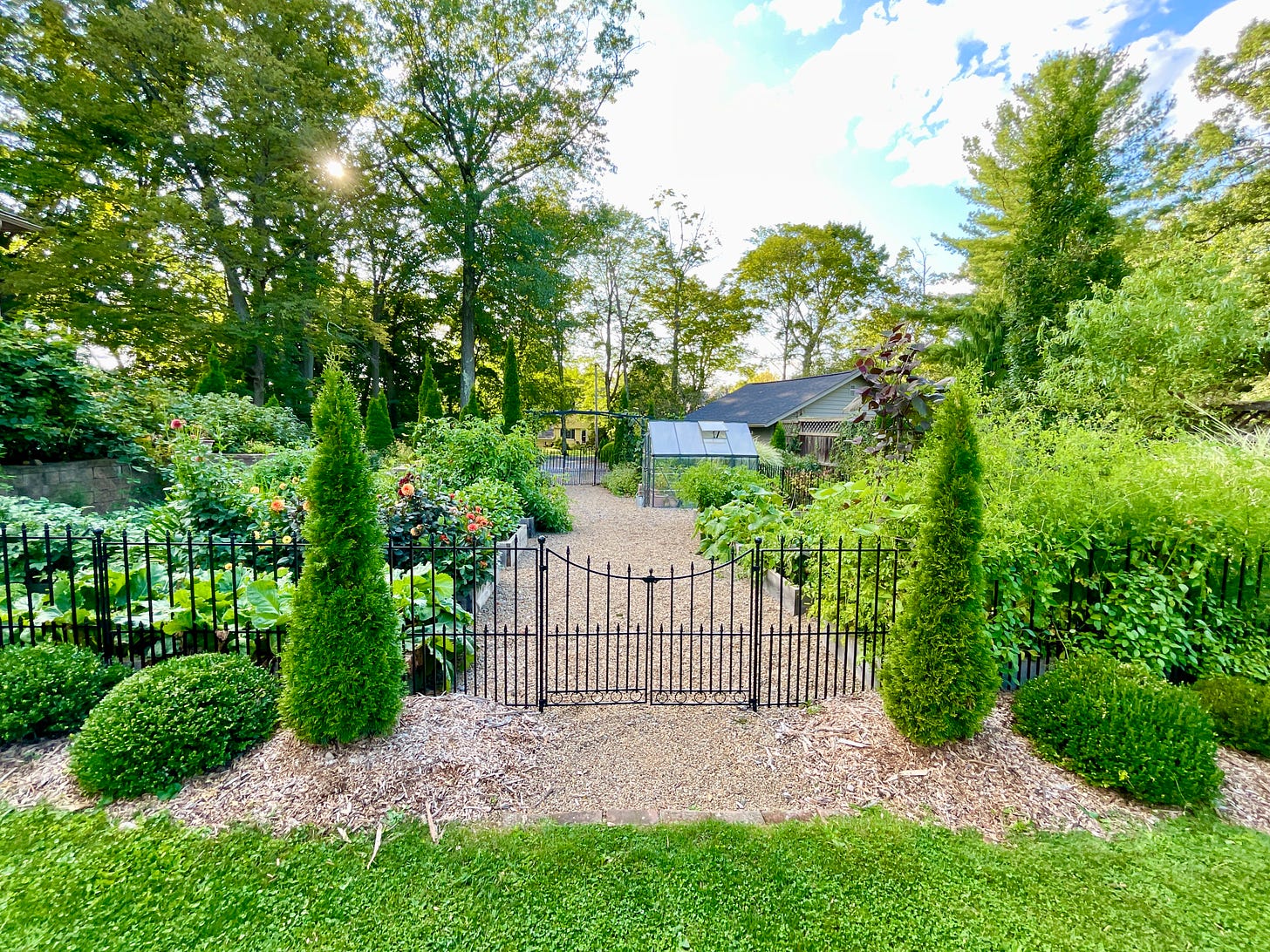 The Havenwood Kitchen Garden in August 2024