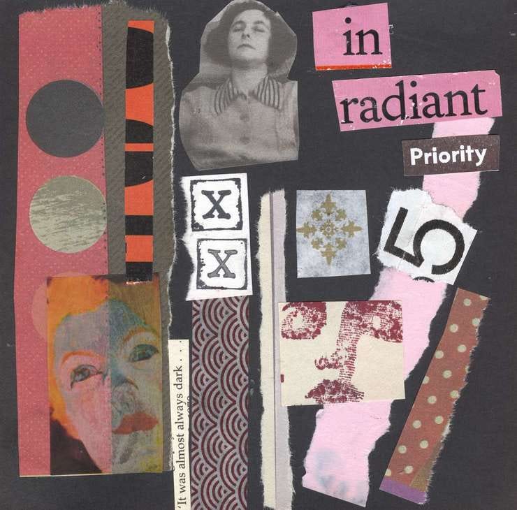 in radiant priority, 20 July 2021. Collage is yet another method of creativity. This piece is included in an ebook by the Fragmented Collective.