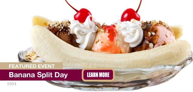 The Banana Split is the ultimate treat for ice cream and fruit lovers!