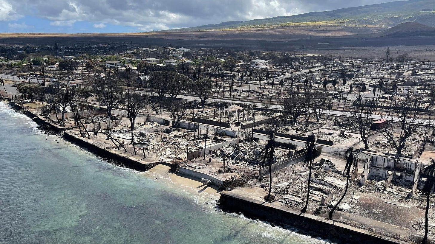 Maui Wildfires Damage