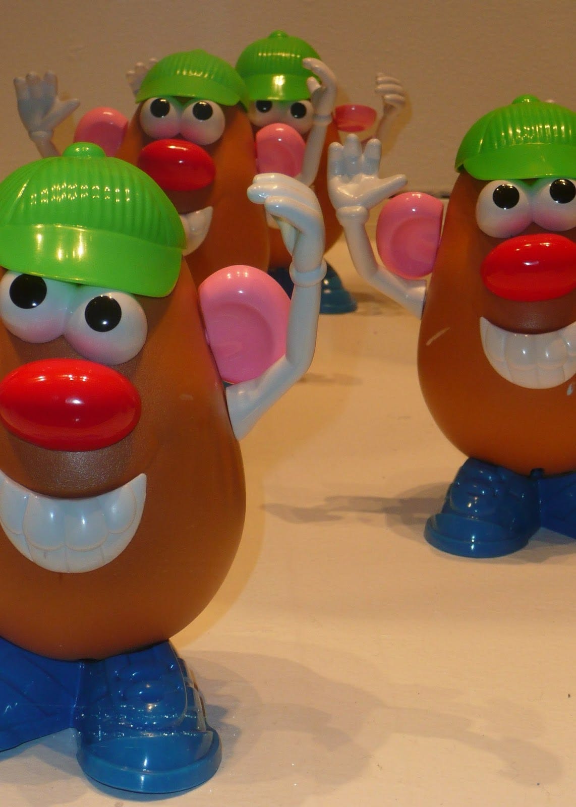 Mr. Potatohead Invasion by Sten, Flickr,  2009. https://www.flickr.com/photos/fromtheid/6191347764/