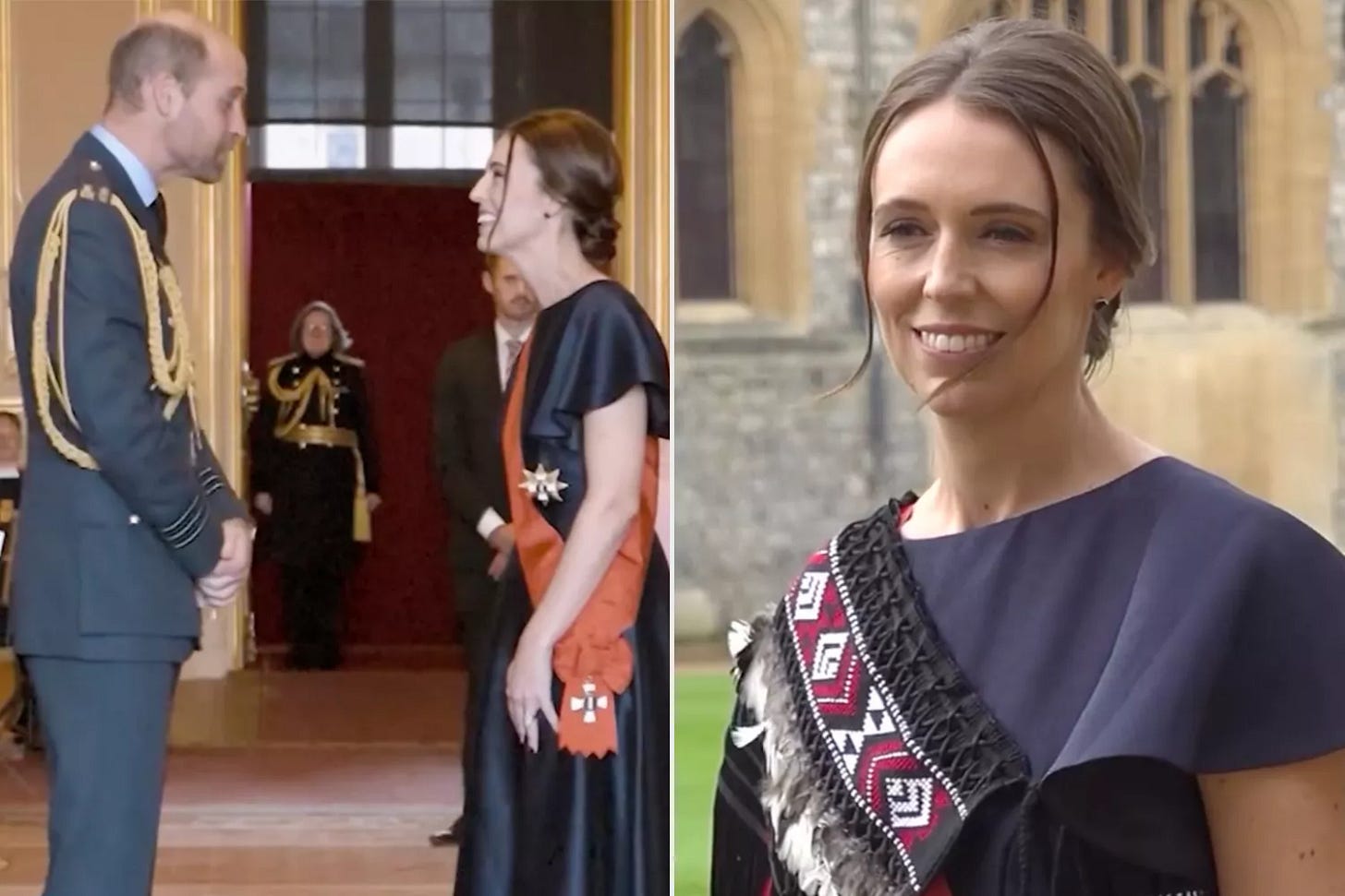 Jacinda Ardern investiture Prince William