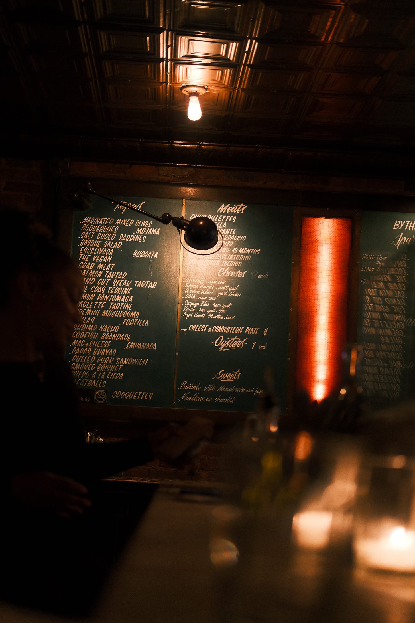 The Ten Bells NYC where to drink natural wine in New York City bars by food and travel writer Courtney Jill Bishop.
