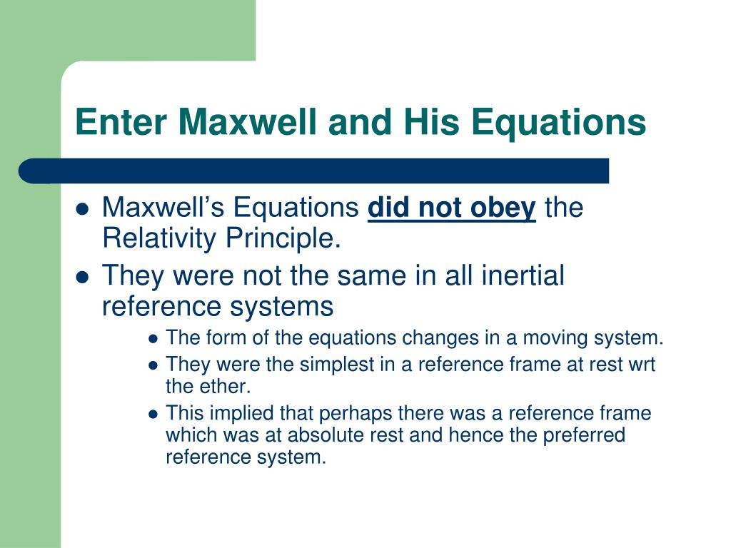 PPT - Special Theory of Relativity PowerPoint Presentation, free ...