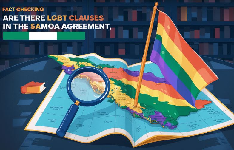 LGBT clauses in Samoa Agreement Nigeria