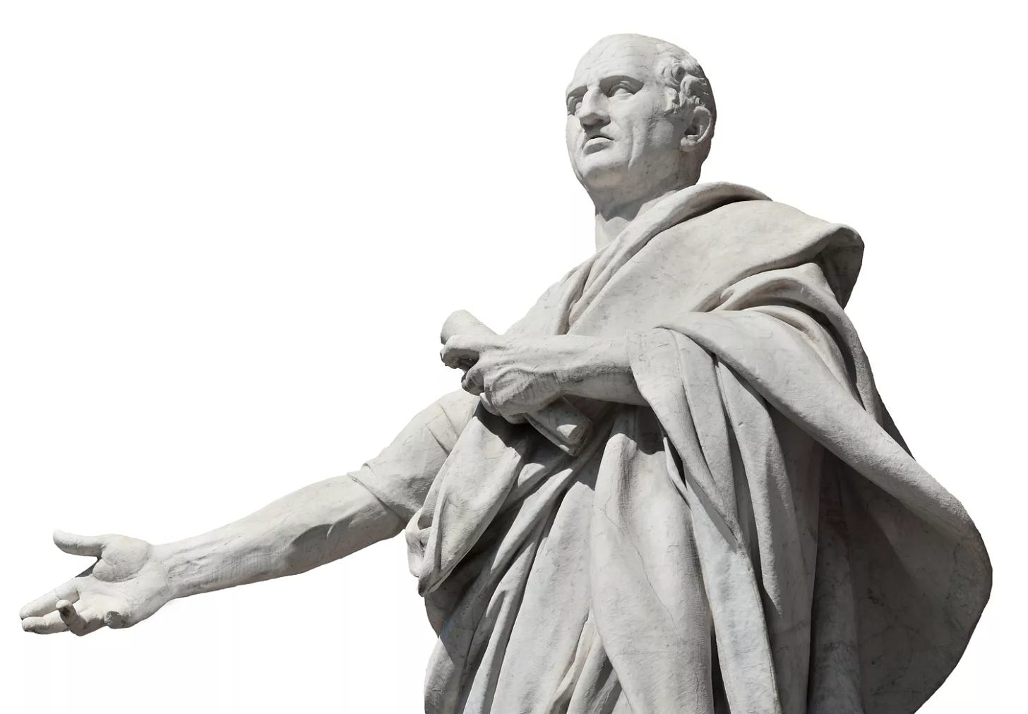 Cicero: 19th C. Statue, Palace of Justice in Rome, Italy