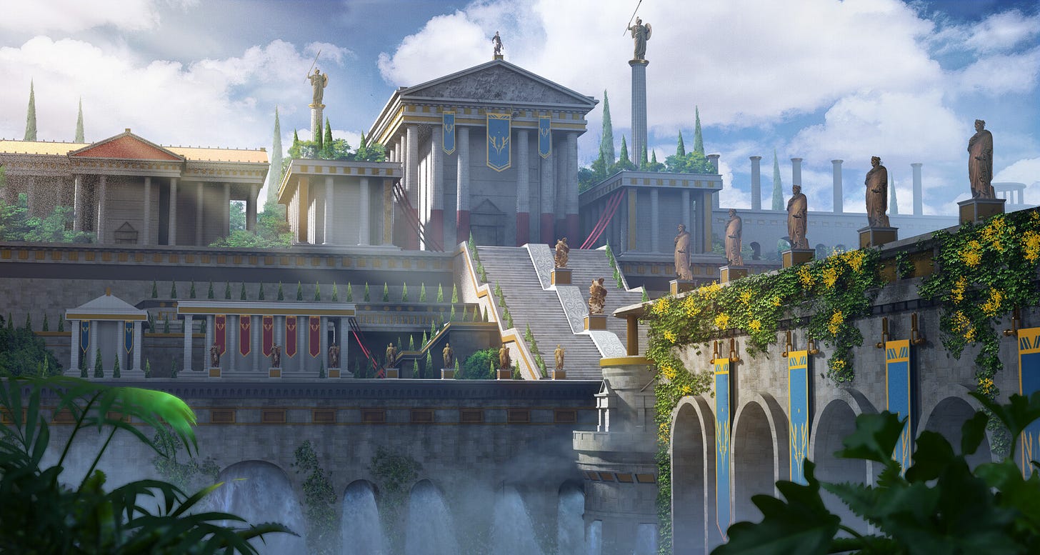 ArtStation - Greek temples