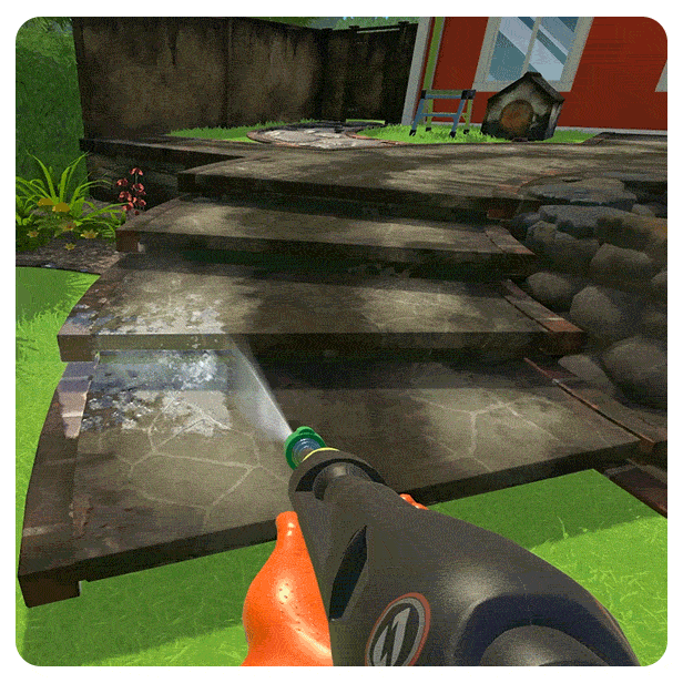 deep cleaning simulation game where players remove grime with high-pressure water in oddly satisfying, cozy gameplay.