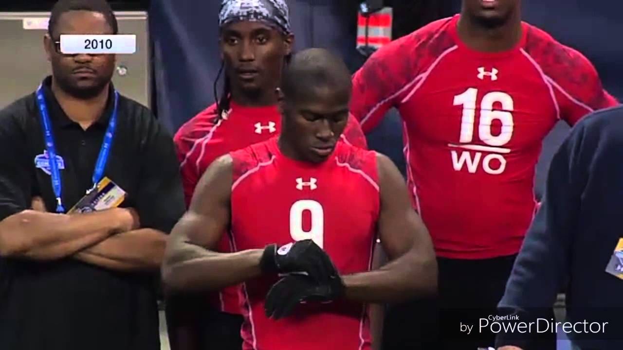 Antonio Brown's 2010 NFL Combine