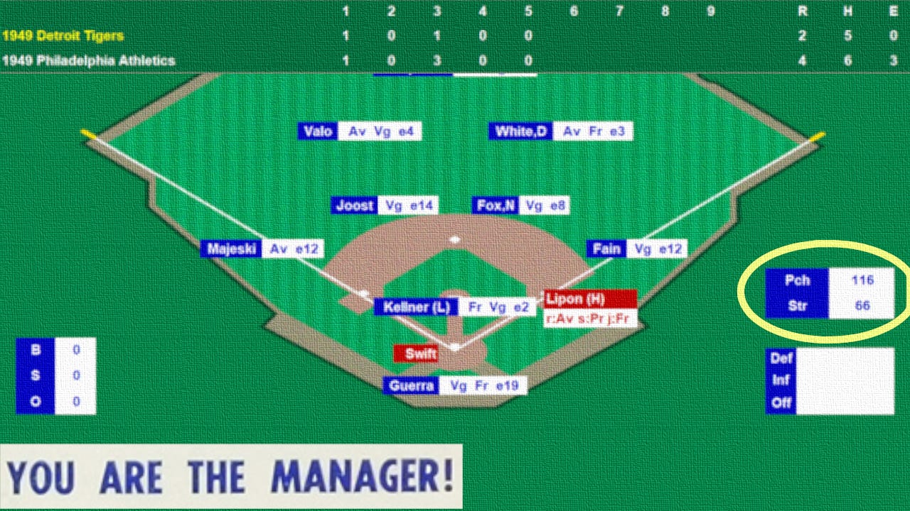 Baseball Replay Journal You Are The Manager