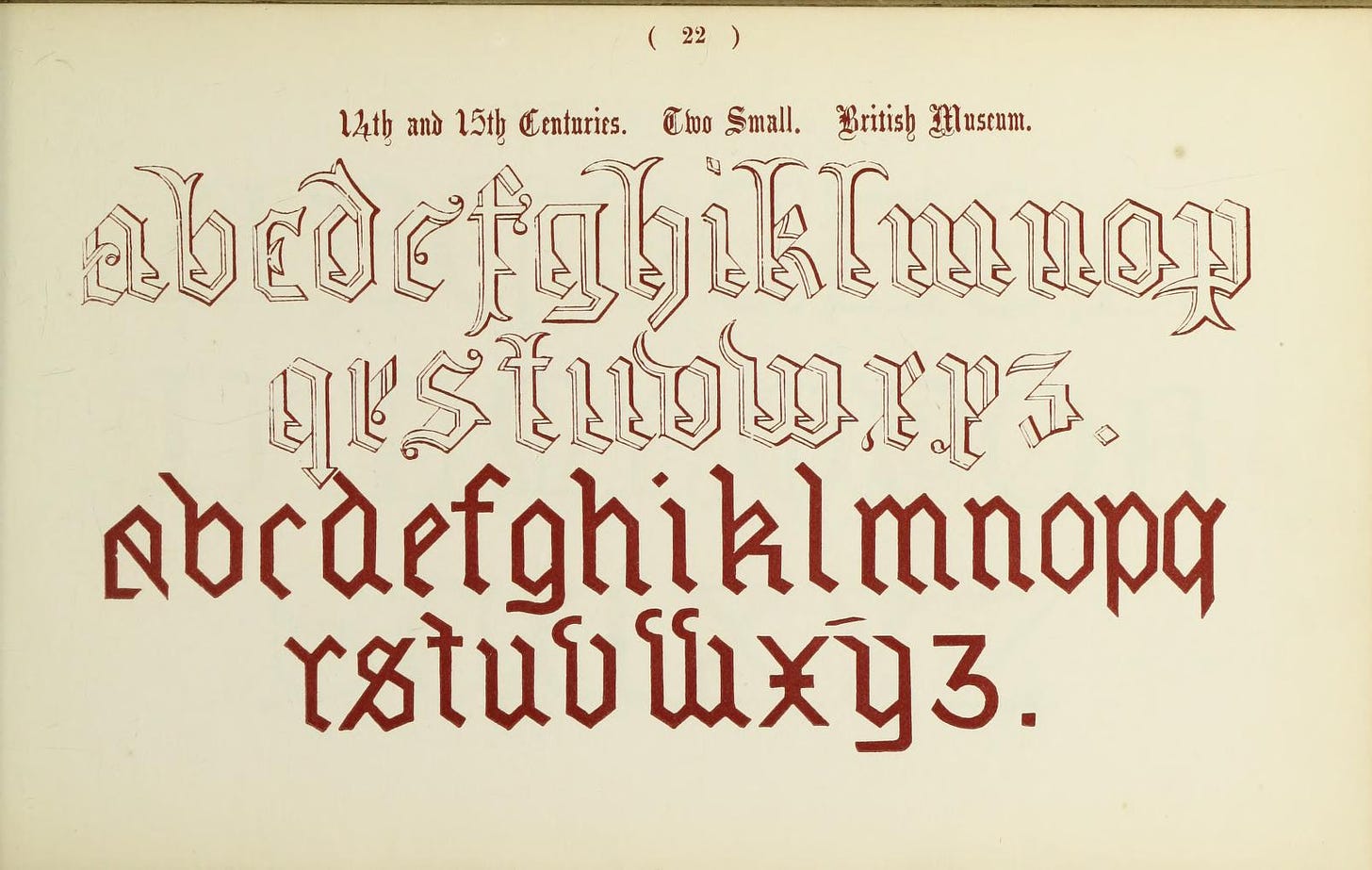 from “The book of ornamental alphabets, ancient and mediaeval”