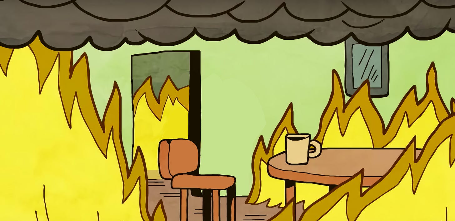 Empty HD Template of "This is Fine" dog, or "Dog in burning house" :  r/MemeTemplatesOfficial