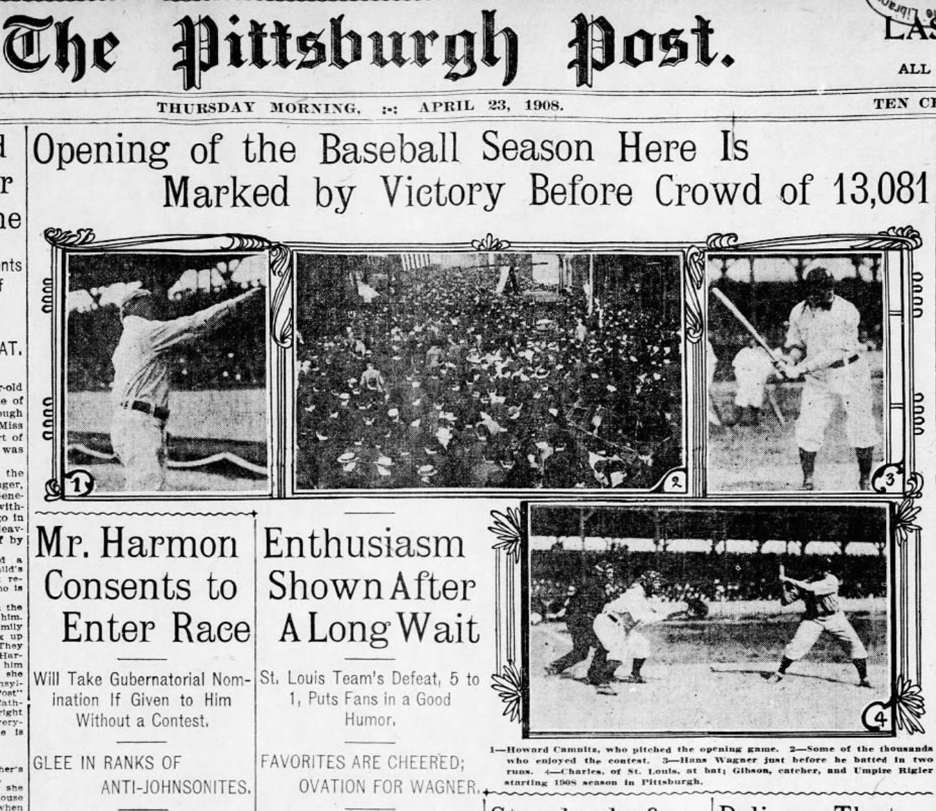 1908 Pittsburgh Post